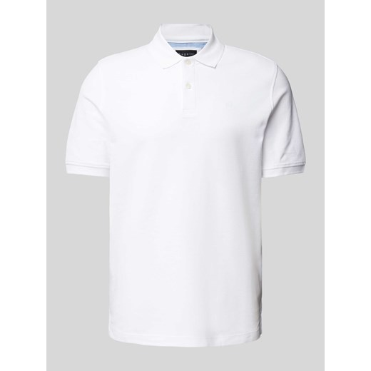 Koszulka polo w jednolitym kolorze ze sklepu Peek&Cloppenburg  w kategorii T-shirty męskie - zdjęcie 172626583