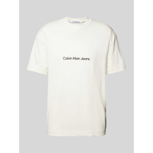 T-shirt z okrągłym dekoltem ze sklepu Peek&Cloppenburg  w kategorii T-shirty męskie - zdjęcie 172626722