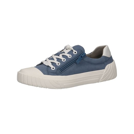 Caprice Skórzane sneakersy w kolorze niebieskim ze sklepu Limango Polska w kategorii Trampki damskie - zdjęcie 172627052