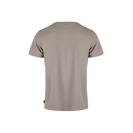 T-shirt męski Roadsign z krótkimi rękawami beżowy 