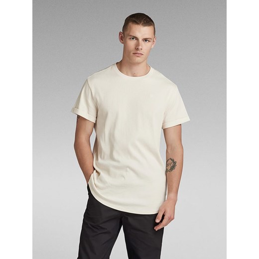 G-Star Koszulka w kolorze kremowym ze sklepu Limango Polska w kategorii T-shirty męskie - zdjęcie 172627251