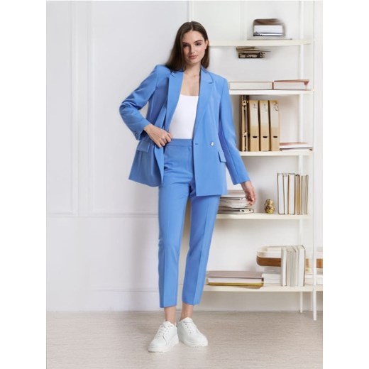 Sinsay - Spodnie cygaretki - niebieski ze sklepu Sinsay w kategorii Spodnie damskie - zdjęcie 172628451