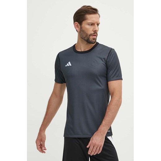 adidas Performance t-shirt treningowy dwustronny Game and Go kolor czarny wzorzysty IN4314 ze sklepu ANSWEAR.com w kategorii T-shirty męskie - zdjęcie 172630214