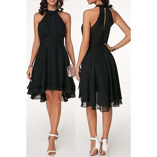 Sukienka KASANTA BLACK ze sklepu Ivet Shop w kategorii Sukienki - zdjęcie 172630623