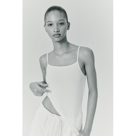 H & M - Top na ramiączkach 2-pak - Czarny ze sklepu H&M w kategorii Bluzki damskie - zdjęcie 172631061
