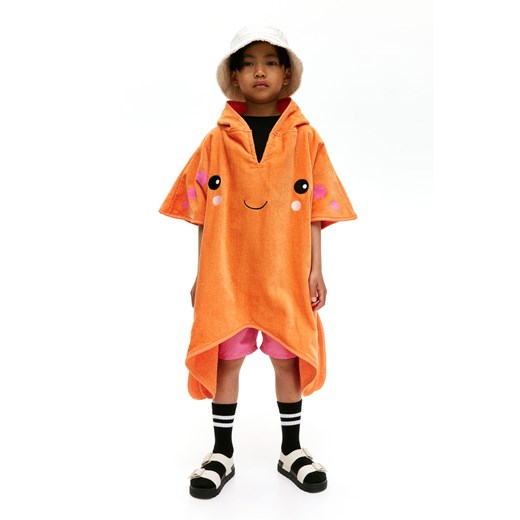 H & M - Ręcznik-ponczo - Pomarańczowy ze sklepu H&M w kategorii Ręczniki dla dzieci - zdjęcie 172631360