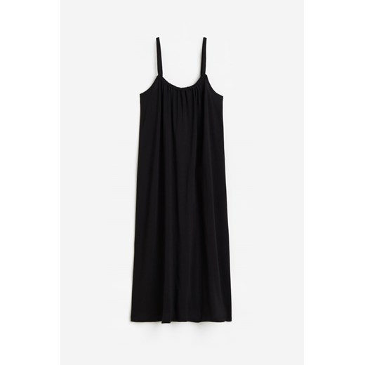 H & M - Dżersejowa sukienka oversize - Czarny H & M M H&M