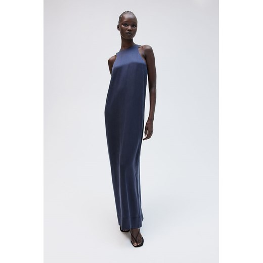 H & M - Jedwabna sukienka - Niebieski ze sklepu H&M w kategorii Sukienki - zdjęcie 172631514