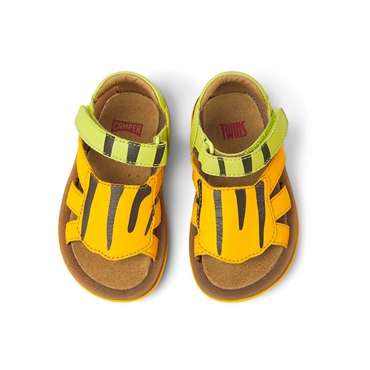 Camper Skórzane sandały w kolorze złoto-żółtym Camper 26 wyprzedaż Limango Polska