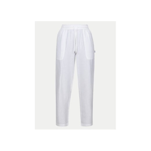 Regatta Spodnie materiałowe Corso RWJ298 Biały Relaxed Fit ze sklepu MODIVO w kategorii Spodnie damskie - zdjęcie 172637402
