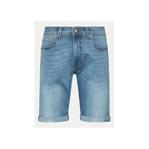 Pierre Cardin Szorty jeansowe 34520/000/8128 Niebieski Modern Fit ze sklepu MODIVO w kategorii Spodenki męskie - zdjęcie 172637481