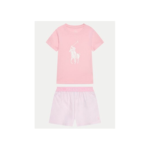 Polo Ralph Lauren Piżama 4P0146 Różowy Regular Fit ze sklepu MODIVO w kategorii Piżamy dziecięce - zdjęcie 172637540