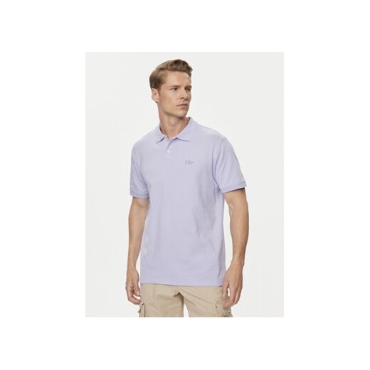 Gap Polo 586306-14 Fioletowy Regular Fit ze sklepu MODIVO w kategorii T-shirty męskie - zdjęcie 172637582