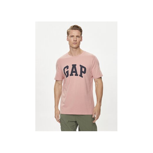 Gap T-Shirt 856659-07 Różowy Regular Fit ze sklepu MODIVO w kategorii T-shirty męskie - zdjęcie 172637624