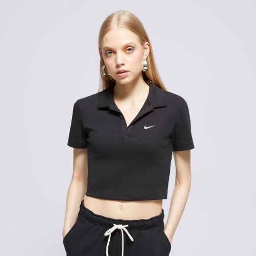 NIKE T-SHIRT W NSW ESSNTL SS POLO CRP TOP ze sklepu Sizeer w kategorii Bluzki damskie - zdjęcie 172637723