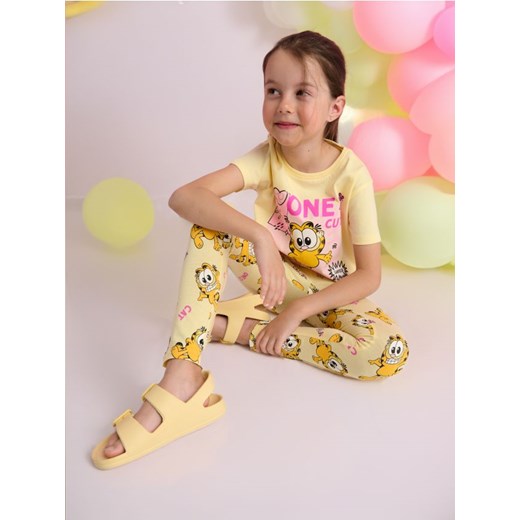 Sinsay - Legginsy Garfield - żółty ze sklepu Sinsay w kategorii Spodnie dziewczęce - zdjęcie 172639462