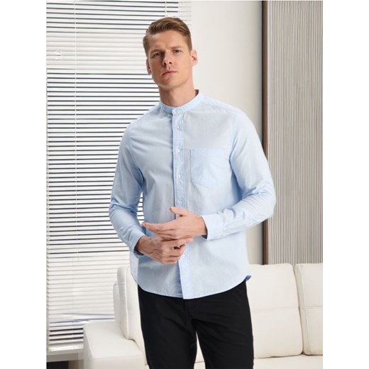Sinsay - Koszula regular - błękitny ze sklepu Sinsay w kategorii Koszule męskie - zdjęcie 172639500