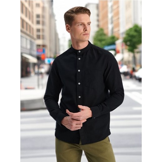 Sinsay - Koszula regular - czarny ze sklepu Sinsay w kategorii Koszule męskie - zdjęcie 172639502