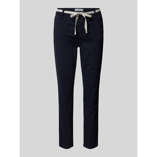 Spodnie materiałowe o kroju slim fit w kant model ‘ALISA’ ze sklepu Peek&Cloppenburg  w kategorii Spodnie damskie - zdjęcie 172641144