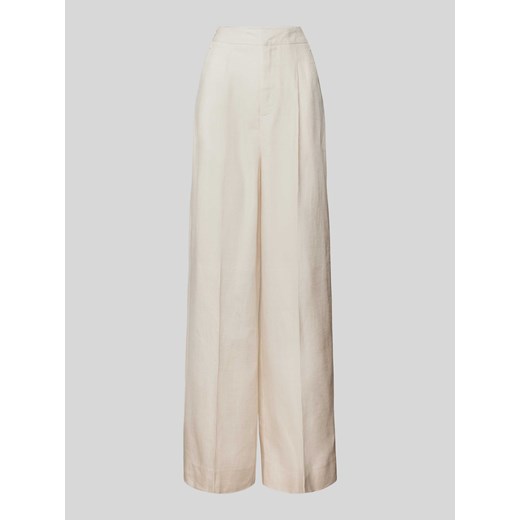 Spodnie o luźnym kroju z zakładkami w pasie i wpuszczanymi kieszeniami ze sklepu Peek&Cloppenburg  w kategorii Spodnie damskie - zdjęcie 172641194