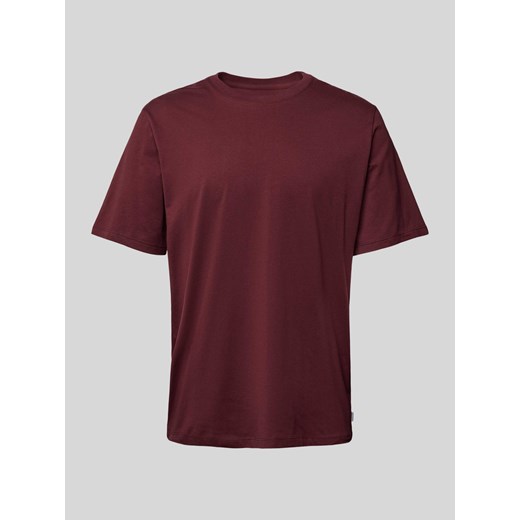 T-shirt z detalem z logo model ‘ORGANIC’ ze sklepu Peek&Cloppenburg  w kategorii T-shirty męskie - zdjęcie 172641234