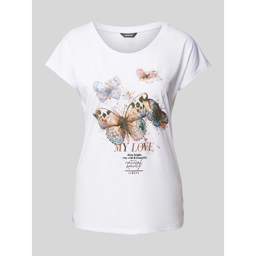 T-shirt z nadrukowanym motywem ze sklepu Peek&Cloppenburg  w kategorii Bluzki damskie - zdjęcie 172641312