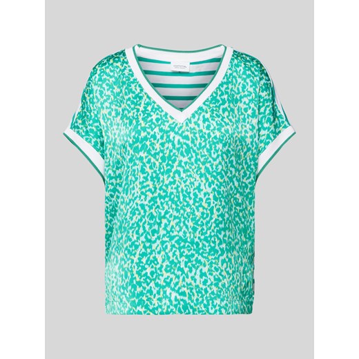 T-shirt we wzory na całej powierzchni ze sklepu Peek&Cloppenburg  w kategorii Bluzki damskie - zdjęcie 172641321