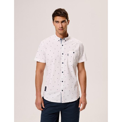Koszula FLAN SH 243 Biały M ze sklepu Diverse w kategorii Koszule męskie - zdjęcie 172642692