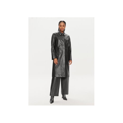 Calvin Klein Płaszcz przejściowy K20K207081 Czarny Oversize ze sklepu MODIVO w kategorii Płaszcze damskie - zdjęcie 172643911