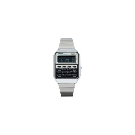 Casio Zegarek Vintage CA-500WE-7BEF Srebrny ze sklepu MODIVO w kategorii Zegarki - zdjęcie 172643954