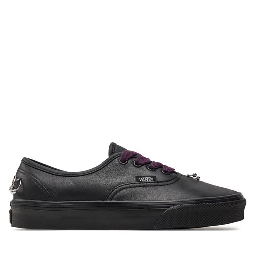 Trampki damskie Vans authentic z tkaniny czarne płaskie 