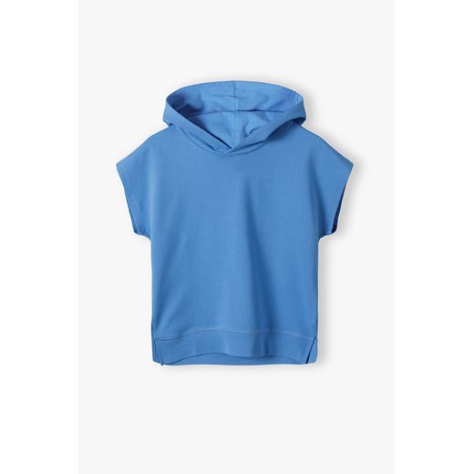 T-shirt z kapturem - niebieski - Lincoln&Sharks ze sklepu 5.10.15 w kategorii T-shirty chłopięce - zdjęcie 172645162