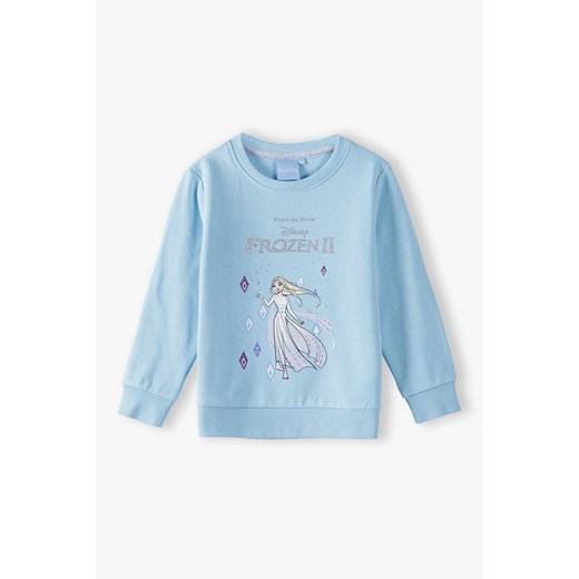 Bluza dziewczęca niebieska FROZEN II ze sklepu 5.10.15 w kategorii Bluzy dziewczęce - zdjęcie 172645262