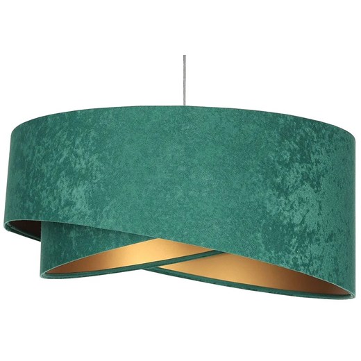 Zielono-złota lampa wisząca glamour - EX972-Rublo ze sklepu Edinos.pl w kategorii Lampy wiszące - zdjęcie 172645910