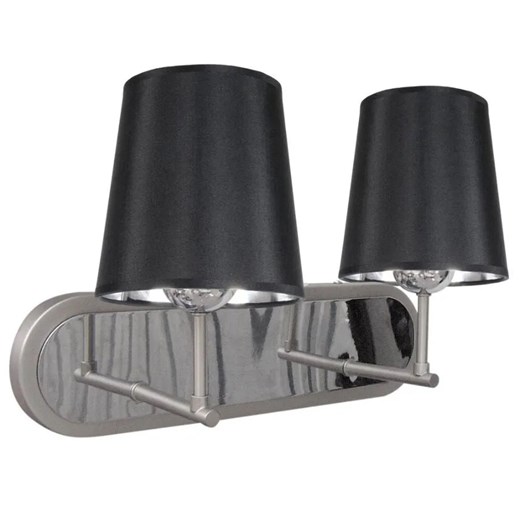 Nowoczesny czarny podwójny kinkiet - 4X K492 R0-H25 ze sklepu Edinos.pl w kategorii Lampy ścienne - zdjęcie 172646552