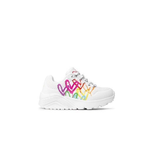 Skechers Sneakersy Love Brights 314061L/WMLT Biały ze sklepu MODIVO w kategorii Buty sportowe dziecięce - zdjęcie 172648953