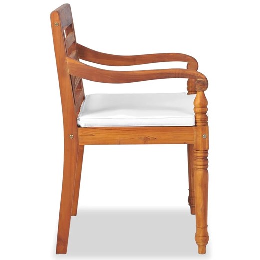 Zestaw drewnianych krzeseł ogrodowych - Kselia 2X Elior One Size Edinos.pl