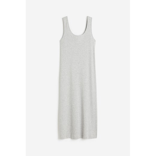 H & M - Sukienka w prążki - Szary ze sklepu H&M w kategorii Sukienki - zdjęcie 172651731