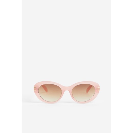 H & M - Okrągłe okulary przeciwsłoneczne - Różowy H & M One Size H&M