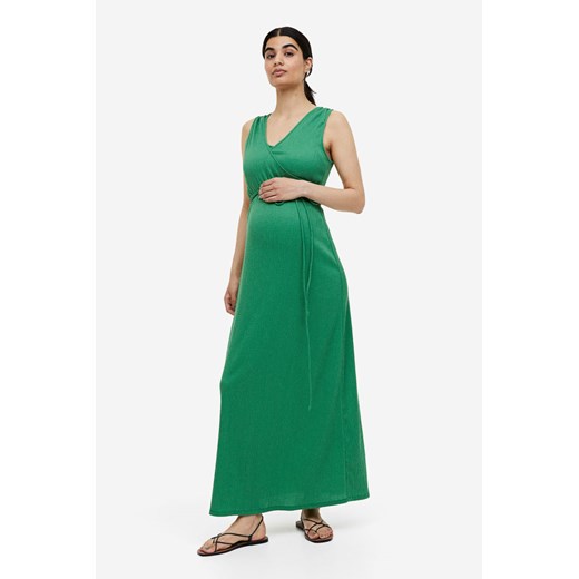 H & M - MAMA Sukienka Before & After - Zielony ze sklepu H&M w kategorii Sukienki ciążowe - zdjęcie 172651783