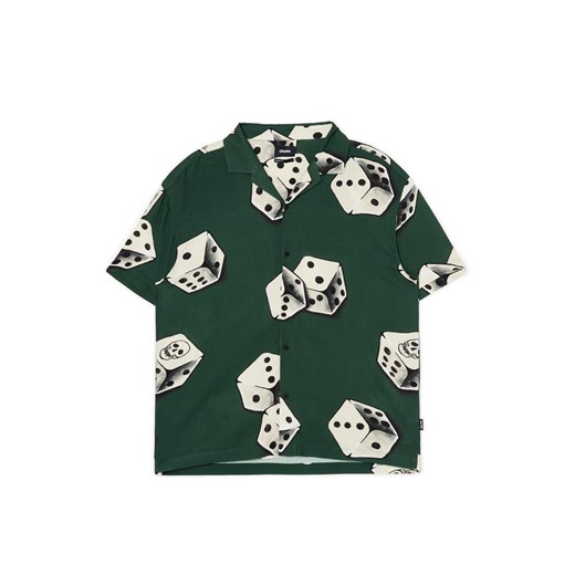 Cropp - Zielona koszula w kostki do gry - zielony ze sklepu Cropp w kategorii Koszule męskie - zdjęcie 172654261