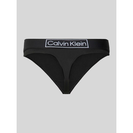 Stringi z elastycznym pasem z logo Calvin Klein Underwear XL Peek&Cloppenburg  okazyjna cena