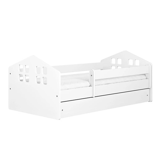 Białe łóżko dziecięce ze stelażem 80x180 - Flavio Elior One Size promocyjna cena Edinos.pl