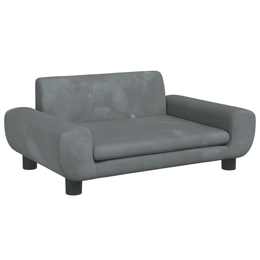 Ciemnoszara nowoczesna kanapa dziecięca L2-Z87 ze sklepu Edinos.pl w kategorii Fotele dziecięce - zdjęcie 172661540