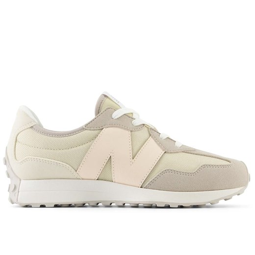 Buty New Balance GS327FM - beżowe ze sklepu streetstyle24.pl w kategorii Buty sportowe dziecięce - zdjęcie 172661813