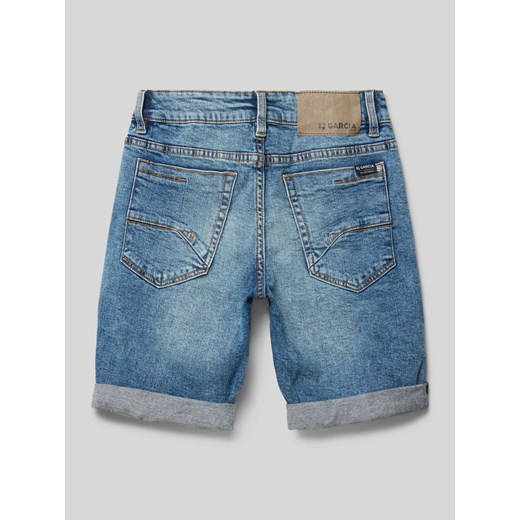 Szorty jeansowe z naszywką z logo model ‘Tavio’ Garcia 176 Peek&Cloppenburg 