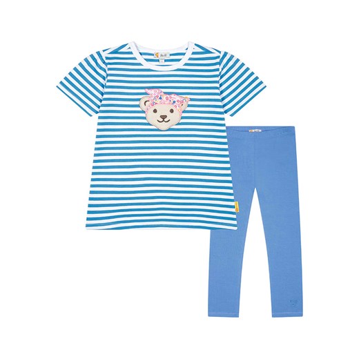 Steiff 2-częściowy zestaw w kolorze niebieskim ze sklepu Limango Polska w kategorii T-shirty chłopięce - zdjęcie 172662844