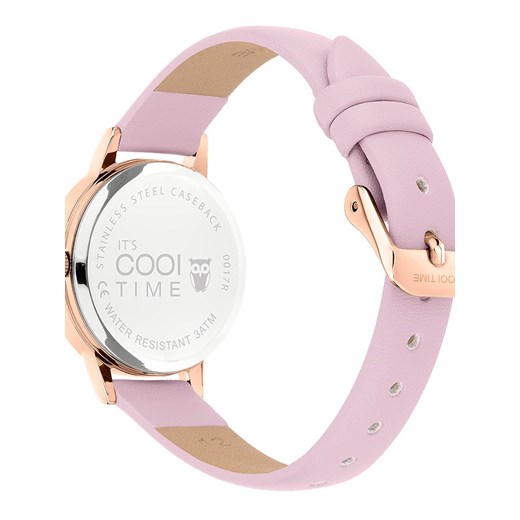 Cool Time Zegarek kwarcowy w kolorze różowozłoto-jasnoróżowym ze wzorem Cool Time onesize okazja Limango Polska