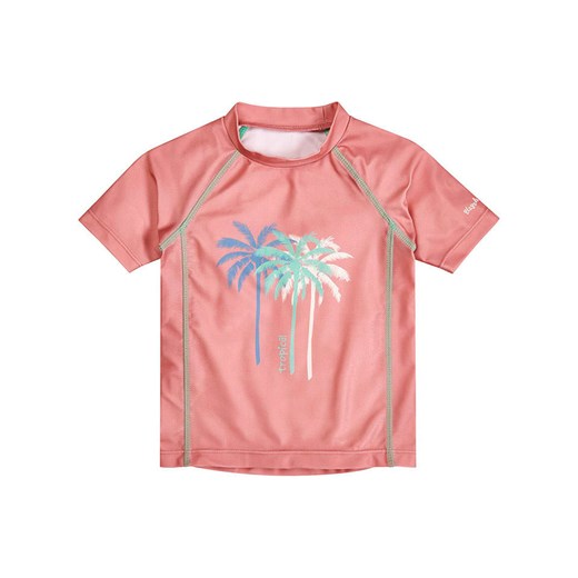 Playshoes Koszulka kąpielowa &quot;Palmen&quot; w kolorze jasnoróżowym ze sklepu Limango Polska w kategorii Bluzki dziewczęce - zdjęcie 172662884
