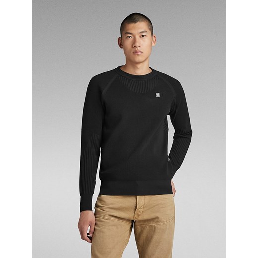G-Star Sweter w kolorze czarnym ze sklepu Limango Polska w kategorii Swetry męskie - zdjęcie 172662954